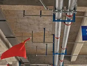 红原管廊支架的安装方法